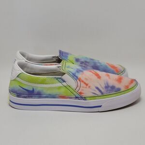 Nike Court Legacy Women’s Slip-On Tie Dye Sneakers CZ1752-900 Size 7.5